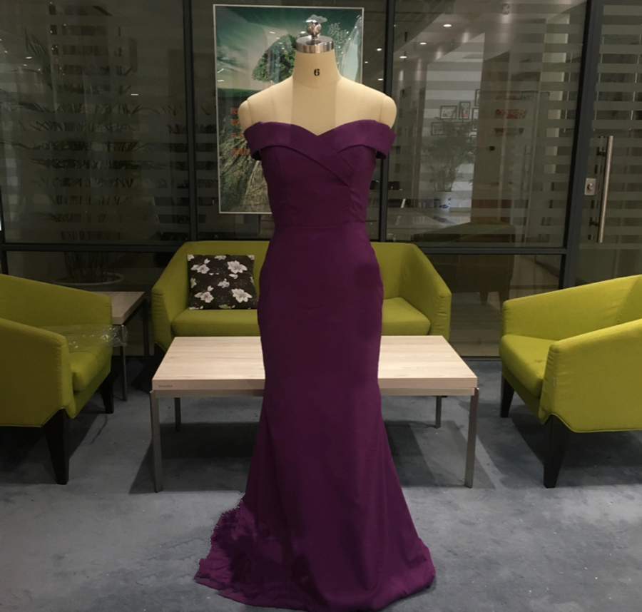 real purple bridesmaid dresses