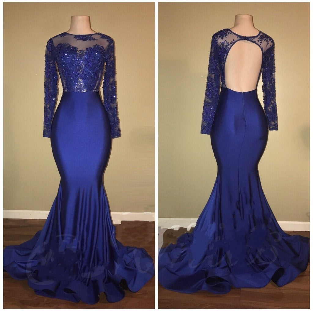 Royal-Blue Formal Dresses